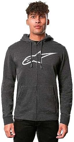 Alpinestars Standard Ageless II Zip Hoodie - Black/Red, Large, 80% Cotton 20% Polyester - View #9