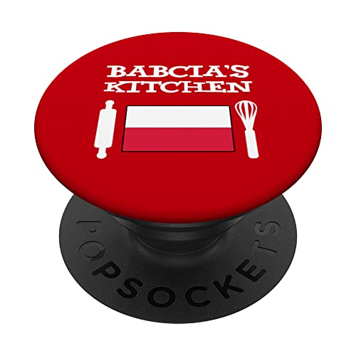 Babcia's Kitchen Abuela polaca PopSockets PopGrip Intercambiable
