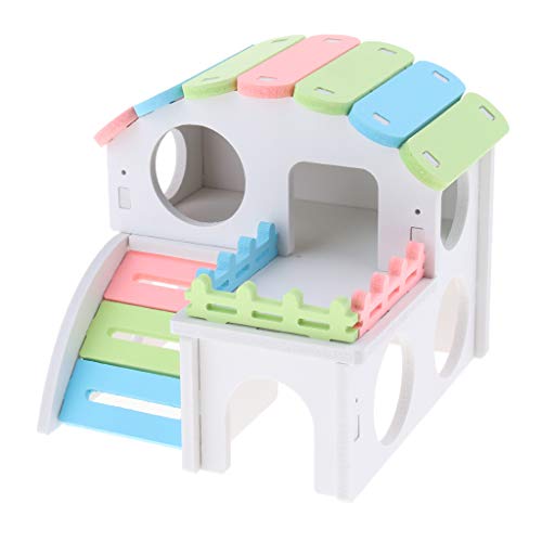 Maison hamster refuge pour petits animaux et espace de jeu - 2