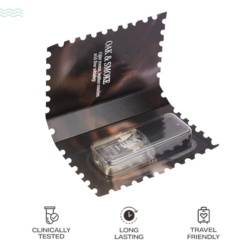 Image of HIRA Oak and Smoke Perfume for Man 10ml | Long Lasting Eau De Parfum Premium Luxury Smell | Men Perfume with Earthy, Fresh & Citrus Scent | Pocket Sized, Travel Friendly