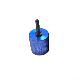 Metal Pipe Cleaning Brush For Power Drill For Copper Tubes And Metal Pipes, Steel Bristle Cleaner With Hex Handle For Automotive Manufacturing And Machining Applications Welding Prep - Blue1/2"