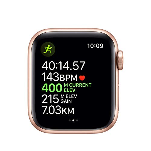 Apple Watch Series 5 (GPS, 40mm) - Gold Aluminium Case with Pink Sand Sport Band (Renewed) Apple Watch Series 5 (GPS, 40mm) - Gold Aluminium Case with Pink Sand Sport Band (Renewed)