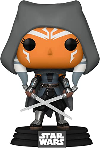 Funko Pop! Star Wars: The Mandalorian - Ahsoka Tano - (Hooded) - Figura de Vinilo Coleccionable - Idea de Regalo- Mercancia Oficial - Juguetes para Niños y Adultos - TV Fans