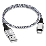 Viviber タイプc ケーブル 0.5m 短いUSB Type C ケーブル アンドロイド 充電ケーブルスマホ 急速充電コード 高耐久ナイロン usb c コード usbデータ転送 iphone17/16/15 Galaxy Xperia Huawei Oppo Android 多機種対応