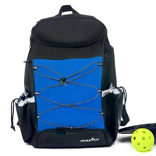 athletico 35l pickleball backpack (blue)