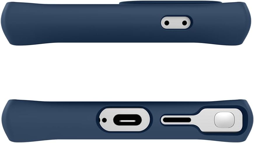ITSKINS Ballistic R // Nylon High-Impact Hybrid Case for Samsung Galaxy S24 Ultra, Compatible with MagSafe, Protective Military Shockproof Cover, Slim Phone Case - Dark Blue