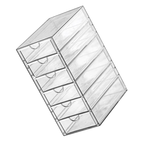Holibanna Caja De Almacenamiento Del Cajón Soporte Para Monitor Portátil Computadora Mostrar Cajas De Almacenamiento Grandes Con Tapa Unidad Partes Compartimiento Cubo La Mascota Transparent