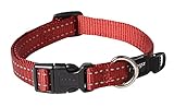 langlebig Rogz HB11-C Utility Halsband/Snake, M, rot
