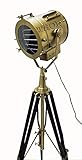 THOR INSTRUMENTS Hollywood Studio Antique Spotlight Black Tripod Floor Lamp Home & Office Decor Rustic Vintage Home Decor Gifts