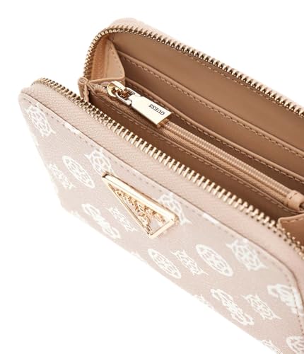 Petit portefeuille fleurs GUESS beige : la solution compacte moderne - 2