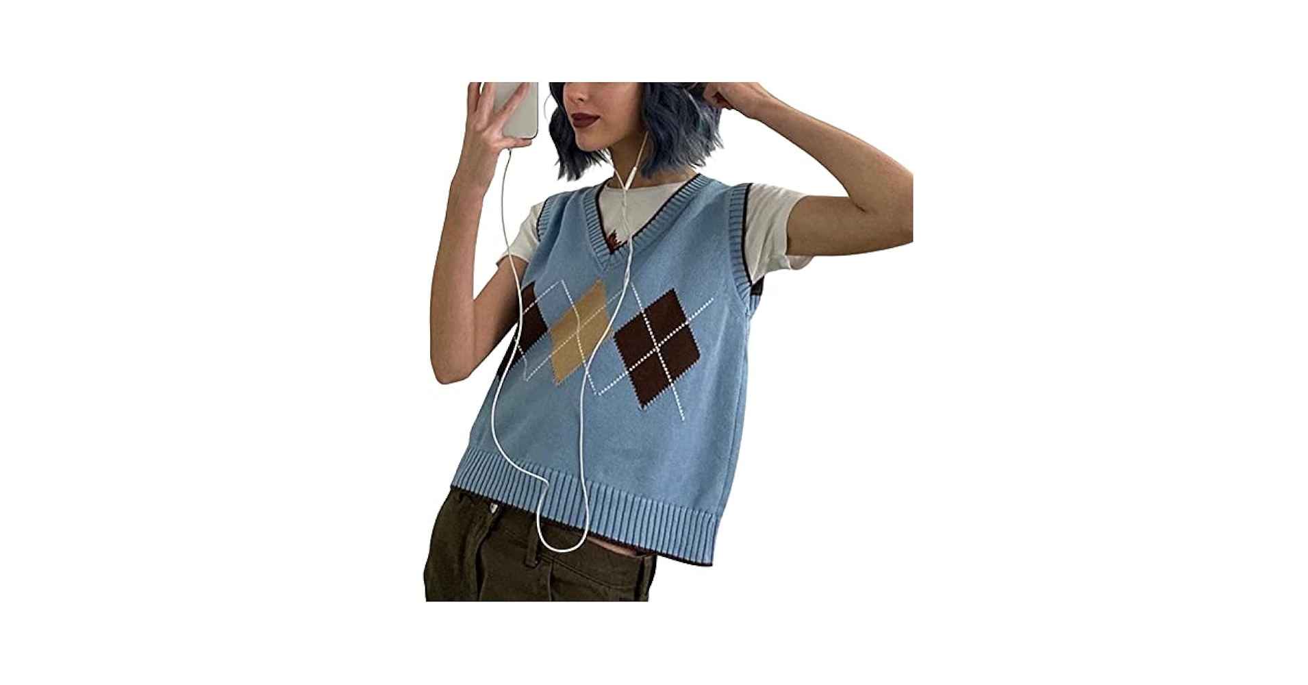 cliche ROVING 5G OVER KNIT VESTウールカシミヤ Knit Vest – KUOSE.com