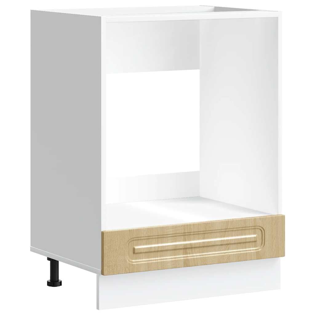 vidaXL Armoire à Four Kalmar chêne Sonoma Bois d'ingénierie, unité de Four, Armoire de Four de Cuisine, unité de Base de Four