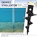 Touri 2 Pack Dock Sand Auger for Making PVC Tubing Sandbar Anchor Securing Your Boat with Ease Fits 1.5'' Schedule 40 PVC with an ID of 1.57''