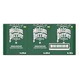 Maison Perrier Unflavoured Cans, a bold expression of French sparkling refinement. 0 sugar & 0 sweeteners, 24 Cans, 330 ml