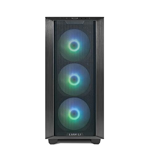 Image of Lian Li Aluminium Lancool Iii RGB Mid-Tower Computer Casei Gaming Pc Cabinet- Black|Supports-Eatx /ATX /Micro-ATX /Mini-Itx|Pre-Installed 3X140Mm Argb Front Fans&1X140Mm Pwm Rear Fan-G99.Lan3Rx.in