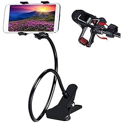 Soporte Móvil Con Pinzas Oficina Teléfono Móvil Soporte Cuello de Cisne Soporte Universal Soporte, Flexible Ajustable Brazo Largo Cuello de Cisne - Universal Pinza Soporte Teléfono de Clip para Smartphones Soporte Perezoso