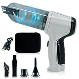 NAJHOM Handheld Vacuum Cordless - 5000PA Car Vacuum Cleaner & Air Duster 3-in-1 Portable Mini Vacuum Cleaner Portable Vacuum Cordless for Car Home Office