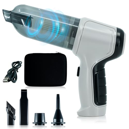 NAJHOM Handheld Vacuum Cordless - 5000PA Car Vacuum Cleaner & Air Duster 3-in-1 Portable Mini Vacuum Cleaner Portable Vacuum Cordless for Car Home Office