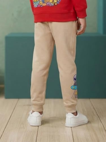 Image of KiddoPanti Boys Solid Fleece Track Pants | Cotton Poly Fleece Fabric | Ankle Length Bottom Rib | 2 Front Patch Pocket | Elastic Waist & Drawcord | Jogger Track Pants for Boys