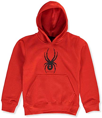 Spyder Youth Boys Pullover Fleece Hoodie w/Bug Graphic, Volcano, Medium (5)