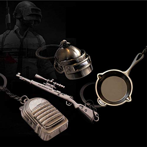 Image of IMIKE Metal Keychain Frying Pan Model Key Chain Charm Souvenir Keyring Pendant Ornaments Accessories Gifts (Frying Pan)