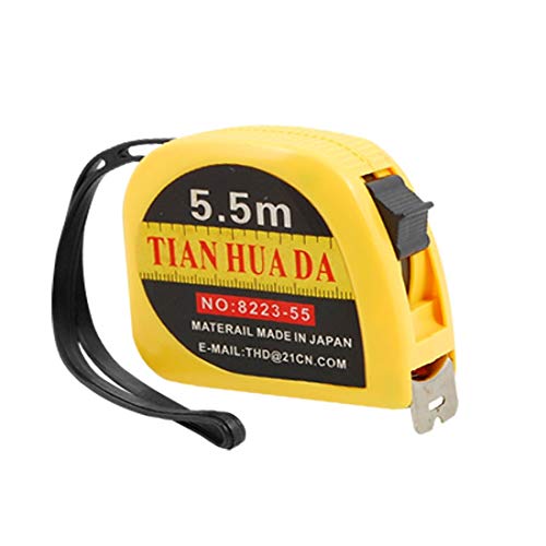 Cinta Métrica Retráctil 5.5 m Amarillo