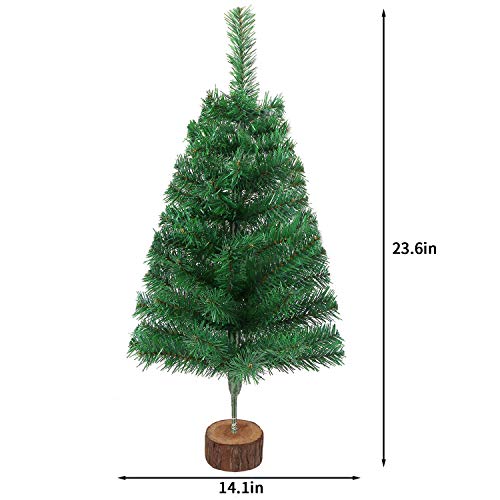 DERAYEE 2ft groene kerstboom kunstmatige dennenboom kerstboom voor kerstdecoratie - Image 8