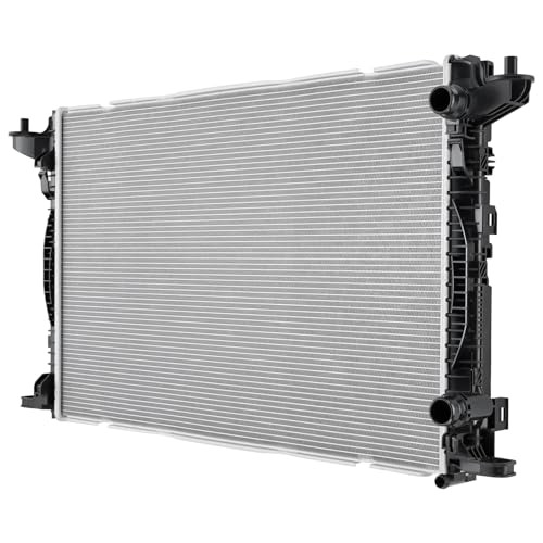 Image of BDFHYK 13665 Aluminum Radiator for Audi A4 A5 A6 Q5 Q7 2017-2023, CU13665, 26mm Core, Direct Fit Replacement