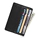 FINTIE Slim Minimalist Front Pocket Wallet, RFID Blocking Credit Card Holder Card Cases with ID Window for Men Women, Black