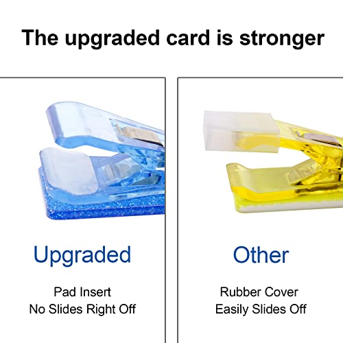 Image of 3PCS Credit Card Puller, Cute Debit Bank Card Grabber for Long Nails ATM Keychain Women with Plastic Clip
