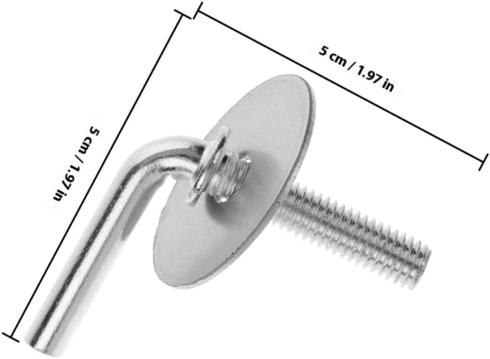 2pcs Fan Stand Mounting Bolts Iron Screws Fan Base Fasteners Set for Floor Pedestal Replacement Hardware Kit