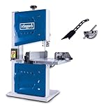 Scheppach HBS25 Bandsaw | 350W | 80mm Cut Height | Tilting Table | Double Clamped Fence | Inc. Mitre Gauge & Push Stick