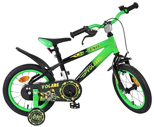 Volare Strike 14" Green Black CB avec frein rétropédalage sécurisé