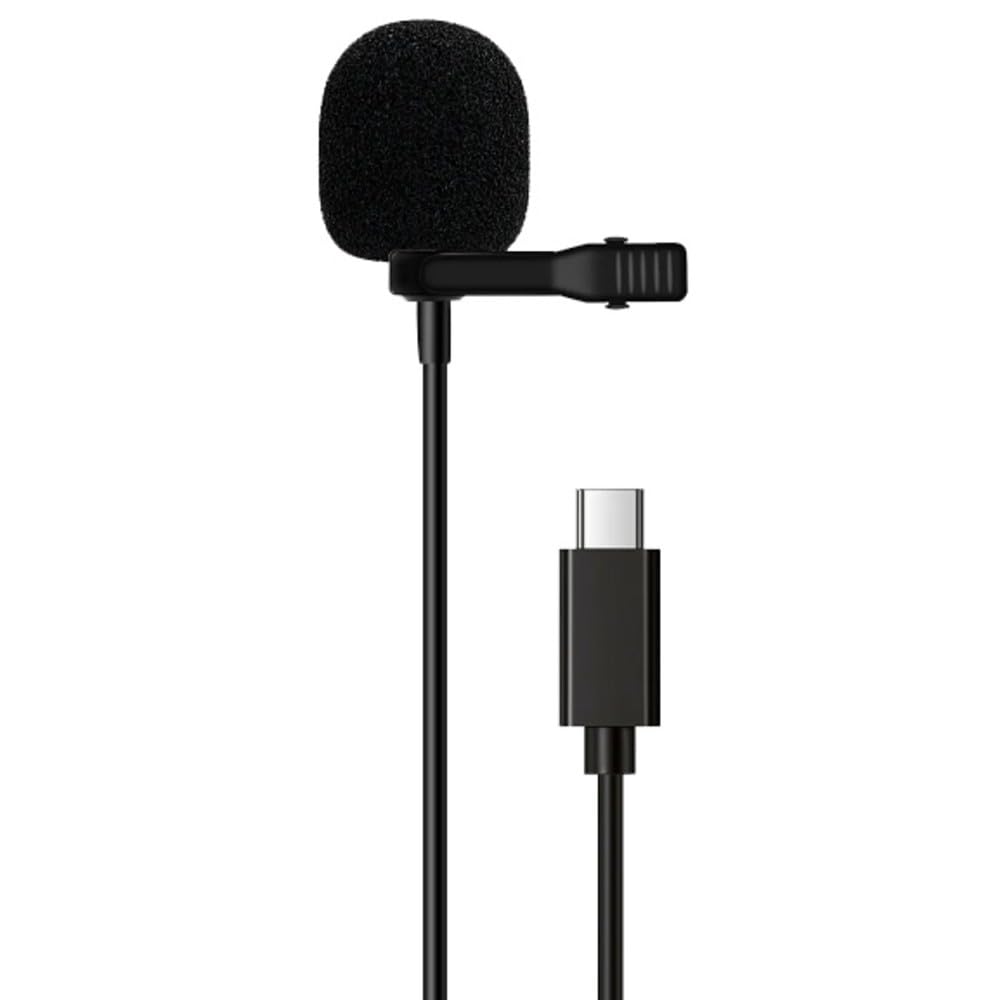 ProSound Lavalier USB-C Microphone - Omnidirectional - 2m Cable - Black