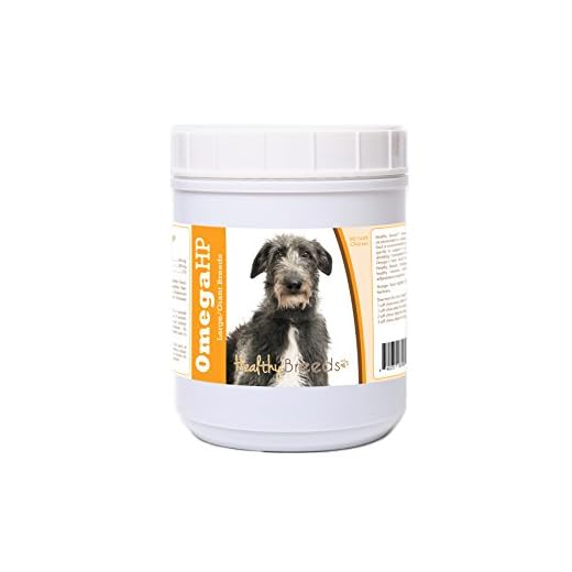 Healthy Breeds Scottish Deerhound Omega HP Fatty Acid Skin and Coat Support Soft Chews 90 Count