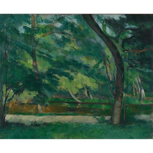 Impression sur toile L'étang des soeurs Osny par ARTICULOZY en format de grand tableau 101x127 cm