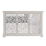 Galano Culbin 3 Door Storage Cabinet Accent Furniture Cupboard for Living Room Hallway Kitchen Sideboard Buffet Table 1567 D x 4571 W x 2929 H Dusty Grey Oak