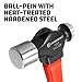 Powerbuilt Alltrade 648329 16oz Ball Peen Hammer with Fg Handle