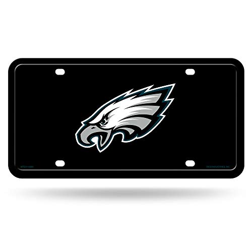 Rico Industries NFL Football Philadelphia Eagles Black Metal Tag
