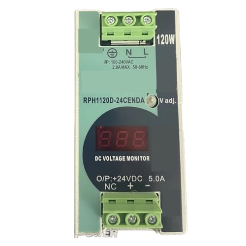 Alimentation à découpage pour armoire industrielle RPH1120D-24CENDA 120W 24V 5A rail