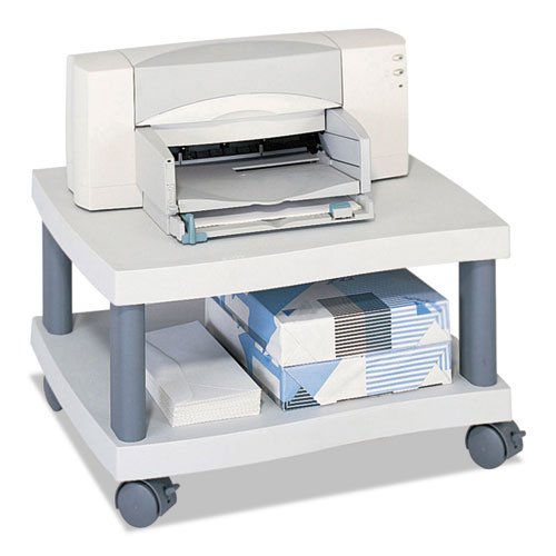 Under Desk Printer Stand,4 Casters,20"X17-1/2"X11-1/2",Gray, Sold As 1 Each #TOP16