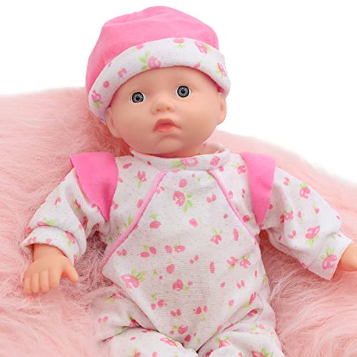 Jrlcgyp 12" Realistic Soft Body Baby Dolls Girl Vinyl, Lifelike Newborn Baby Dolls, Reborn Real Life Baby Dolls Look Real Set For Kids Age 3+ #TOP1