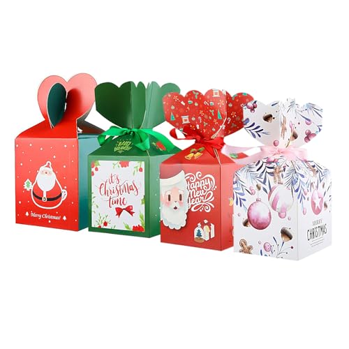 Vebetter Cajas Regalo Navidad, 40Pcs Caja Regalo Navidad, Cajas Navidad Regalo, Caja Navidad Regalo, Cajas Carton Regalo Navidad, Cajas De Regalo Navidad,Cajas De Regalo Para Navidad De Dulce Galletas