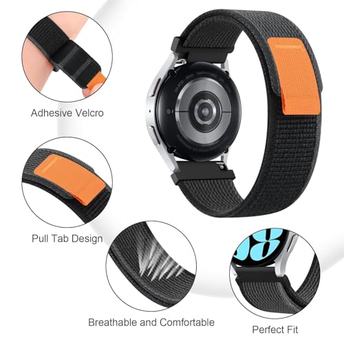 Meliya Nylon Bands Compatible with Coros Pace 3/Apex 2 Pro Watch Band, Soft Nylon Sport Loop Replacement Wristband