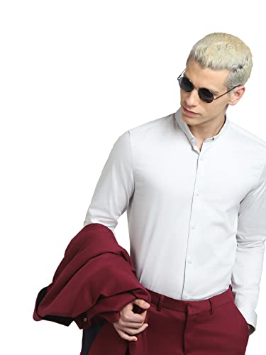 Image of Jack & Jones Men Cotton Slim Fit Opaque Casual Shirt