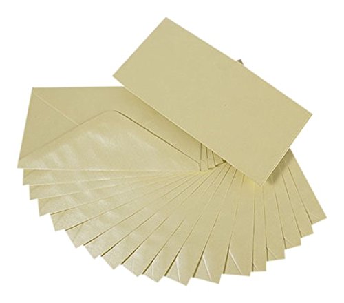 Centura Pearl-Buste formato DL, colore: avorio