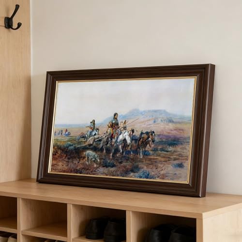 Décoration murale Charles M Russell poster toile suspendu 50x76