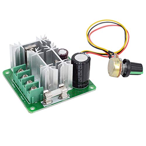 2 pack DC motor controller Stepless speed governor 6V-90V pwm DC motor speed controller PLC 15A