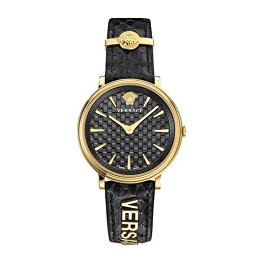 Versace Reloj Analógico para Mujeres de Cuarzo con Correa en Acero Inoxidable VE81010 19