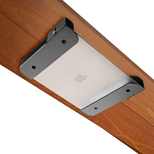 Soporte metálico universal para portátiles con montaje en pared o bajo escritorio miniatura 2